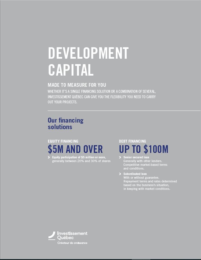 Cover of the document Development Capital